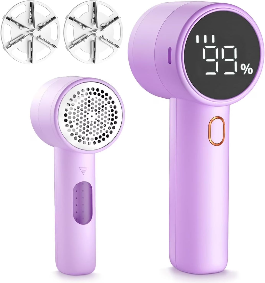 Fabric Shaver, Lint Remover Rechargeable, Electric Portable Sweater Defuzzer with 3 Speeds to Remove Pilling for Clothes, Furniture, Sweater, Couch, Blanket