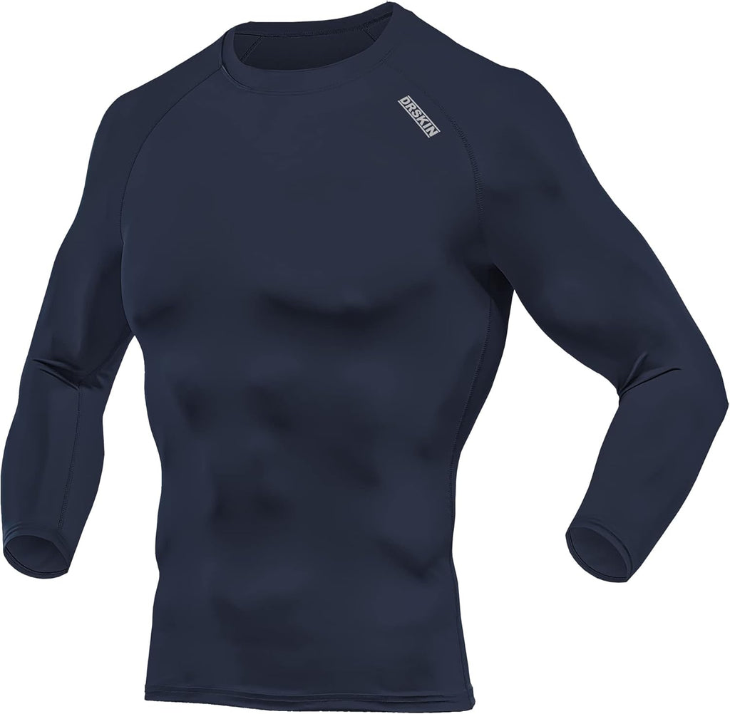 4, 3, 2 or 1 Pack Men'S Compression Shirts Top Long Sleeve Sports Baselayer Workout Running Athletic Active