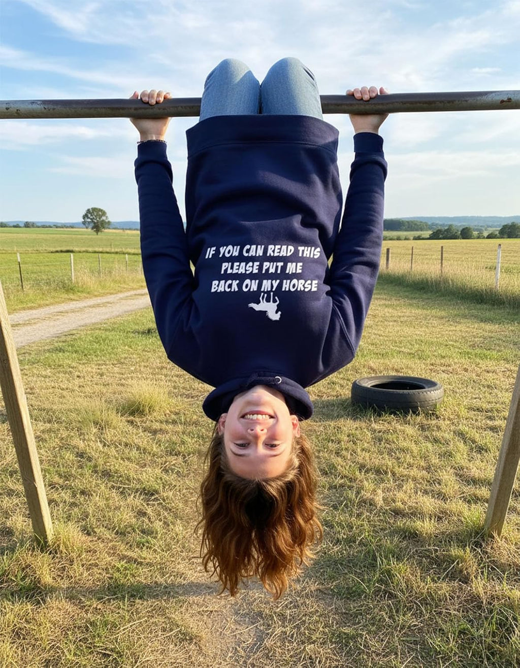 Horse Riding Hoodie for Women and Teen Girls - Equestrian Gift Idea for Riders, Barn Lovers & Horseback Fans