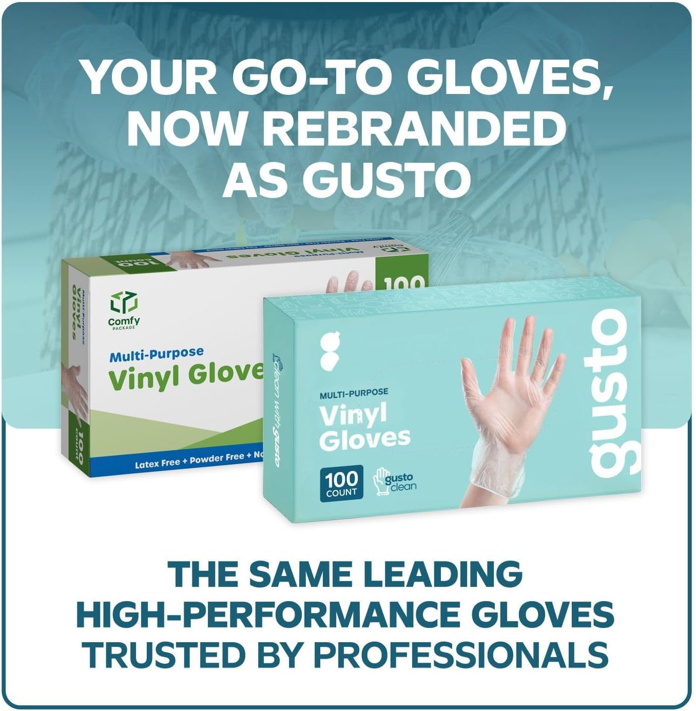 Disposable Vinyl Gloves – Clear, Latex-Free, Powder-Free, Bpa-Free – Safe for Food Handling, Cooking & Cleaning